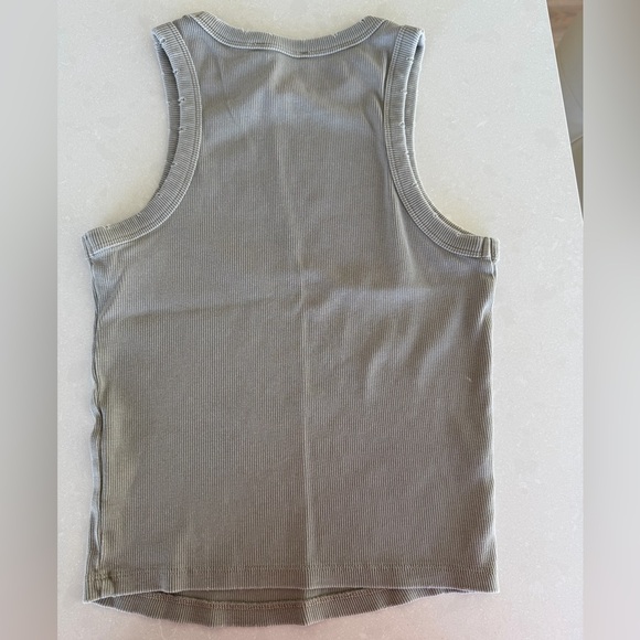 ZARA Washed Rib Tank Top - Picture 11 of 12